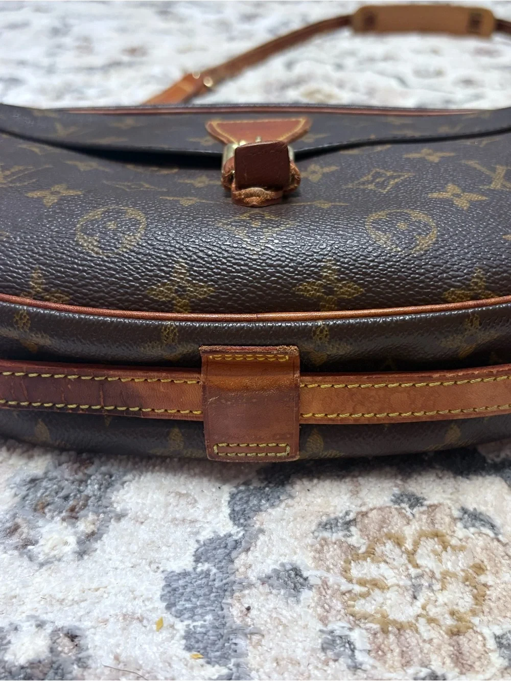 Louis Vuitton Brown Monogram Jeune Fille Saddle Crossbody - Picture 13 of 16